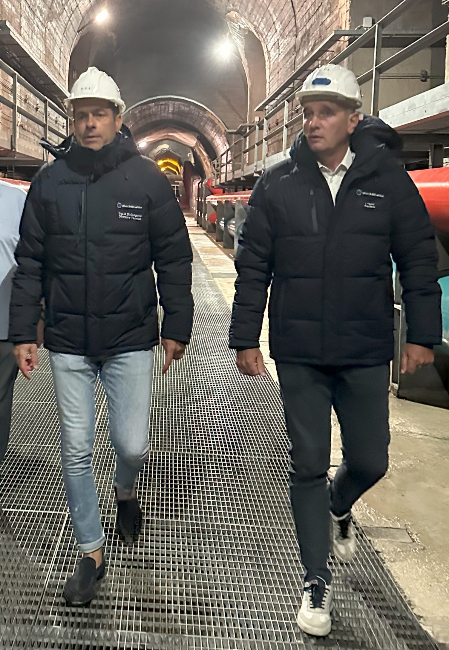 Il Direttore Tecnico Mario Di Gregorio, il Presidente Ivo Pagliari